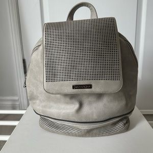 Vegan leather backpack